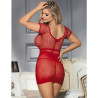 Subblime - 951924 Robe Courte En Crochet Rouge Taille Unique